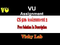 CS 506 Assignment No 2 Full free solution 2020 vickylab
