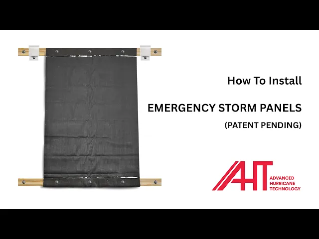 Emergency Storm Panel (Patent Pending) - Aramid