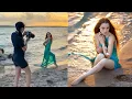 Natural Light Beach Photoshoot, Learn How to Pose a Model, Behind The Scenes