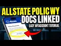 How to connect your policy documents in Allstate MyAccount - Easy Tutorial