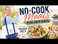 8 EASY HEALTHY NO COOK MEALS TraderJoes Grocery Haul