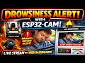 AI Drowsiness Detection Using ESP32-CAM Real-Time Alert System