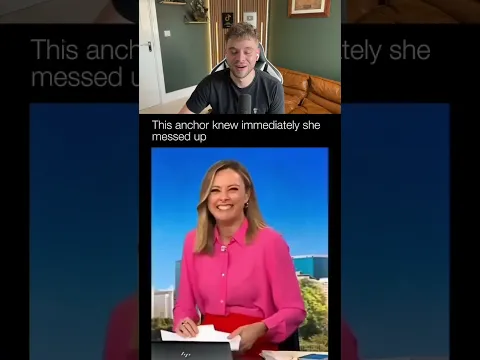 This anchor knew immediately she messed up 😭