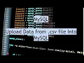 MySQL - How to Import Data From csv File No Sound