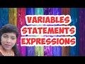 Java Programming 21 - Variable Statements Expressions