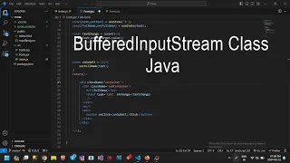 Java BufferedInputStream Class Program to implement BufferedInput Stream Class Read data from file