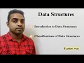Introduction to Data Structures Eng Classifications of Data Structures Prof Antony vijay