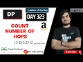 Day 323 - Count number of hops DP JAVA C GFG POTD DSA SHEET 16 Sept