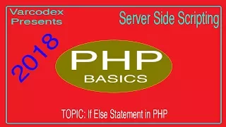Server Side Scripting in PHP Tutorial 4 If Else Statements