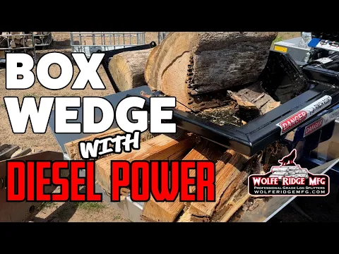 Download MP3 Wolfe Ridge 35 SHO Box Wedge Log Splitter With Kubota Diesel POWER!