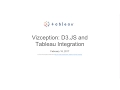 Think Data Thursday Vizception - D3 JS and Tableau Integration