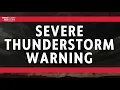 LIVE Severe Thunderstorm Warning issued for Duval County Downtown Jacksonville