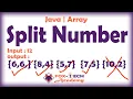 Interview Coding Questions Java Split number into two part Fox Tech Academy