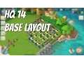 Boom Beach 14 Corner Base Layout Speed Build