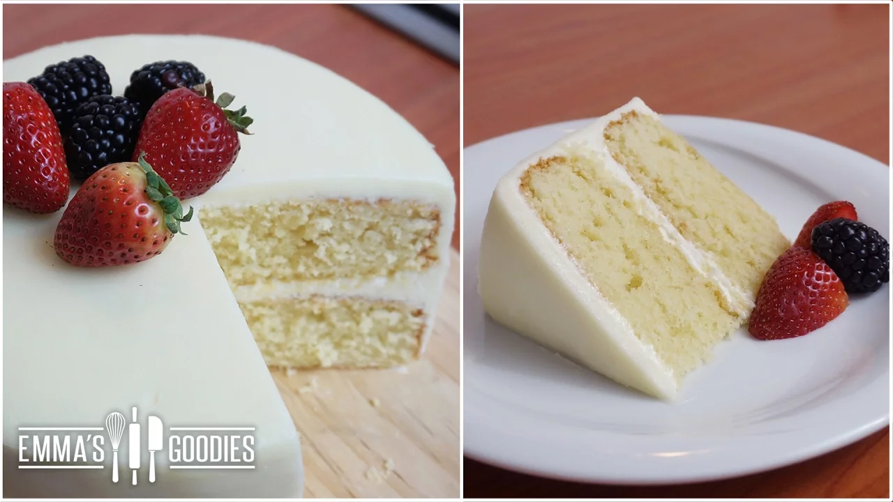 Moist & Fluffy Vanilla Cake Recipe | Sugar Geek Show. 