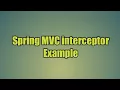 30 Spring C interceptor Example