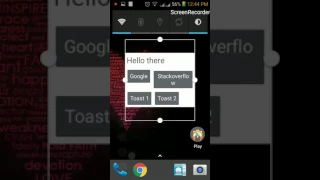 Making Android Widget with several Buttons