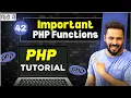 Php Tutorial in Hindi Basic but Important functions