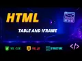 HTML Tables and Iframes Explained Learn HTML Step by Step