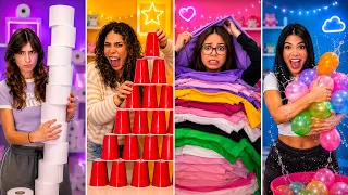 INTENTAMOS ROMPER 5 RECORDS GUINNESS en UN DIA | Liza Baez