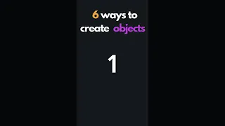 6 ways to create objects in JavaScript