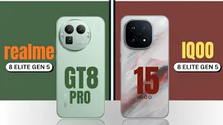 Realme GT 8 Pro Vs IQOO 15 Fastest Gaming Phone 2025 