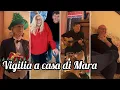 Lagu Mara Venier alla vigilia￼ di Natale a casa sua con gli ospiti a fare baldoria