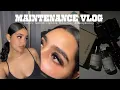 MAINTENANCE VLOG hair lashes eyebrow threading skin ft dossier Jaylee Ortega