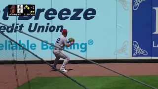 Sam Huff from his Baltimore Orioles debut