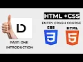 HTML CSS Crash Course Part 1 - Introduction