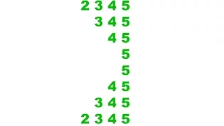 Number pattern program in java series 4 Hindi