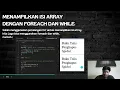 7 HAL TENTANG ARRAY DALAM PHP