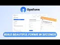OpnForm Free Open Source No-Code Form Builder