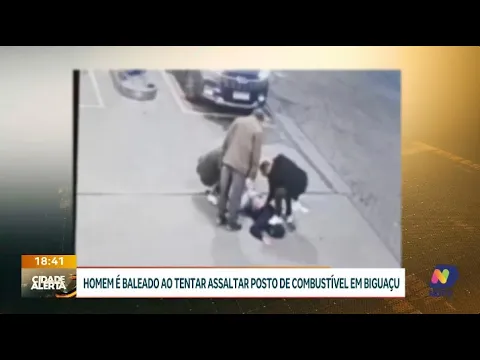 Tentativa de assalto em Biguaçu: homem é baleado em posto de combustível