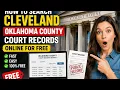 How to search Cleveland Oklahoma County court records online for free