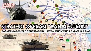 Desert Storm, Strategi Mengalahkan Militer Terbesar Ke-4 Dunia Dalam 100 Jam