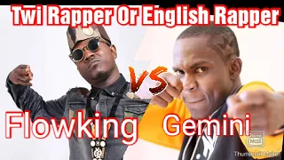 flowking stone vs gemini orleans rap battle twi vs english but sometimes switches the language face1