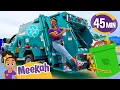 Lagu Meekah Learns about Recycling and Drives a Garbage Truck! | Educational videos for kids