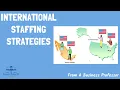 Staffing Strategy in International Busines From a Business Professor