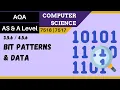 87 AQA A Level 7516-7517 SLR12 - 4 5 6 Bit patterns and data