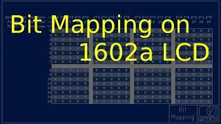 Bit Mapping onto an Alphanumeric Display