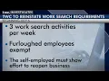 TWC plans to reinstate work search requirements July 6
