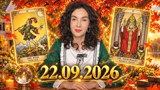 💥 MARȚI, 22 SEPTEMBRIE: O NEBUNIE TOTALĂ! 🤯 NOROCUL VINE LA SECUNDĂ! 🍀⏳ TAROT HOROSCOP🔮✨