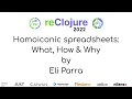 Homoiconic spreadsheets What How Why by Eli Parra