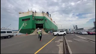 شحن رورو في الباخرة للسيارات من ميناء العقبة المزاد الامريكي للسيارات وخدمات الشحن 