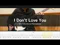 My Chemical Romance  - I Don't Love You - Bass Cover TAB
