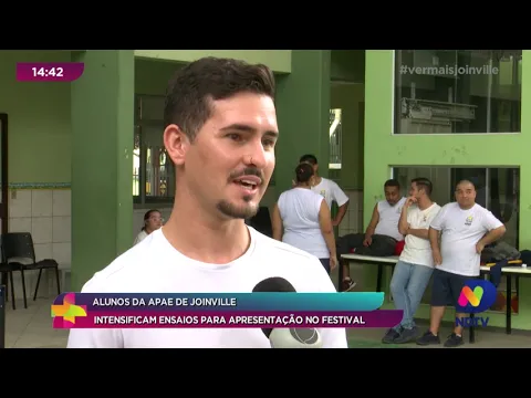 Alunos da Apae de Joinville intensificam ensaios para apresentação no festival