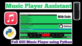 Music Player Assistant using Python Full GUI using Tkinter With Code
