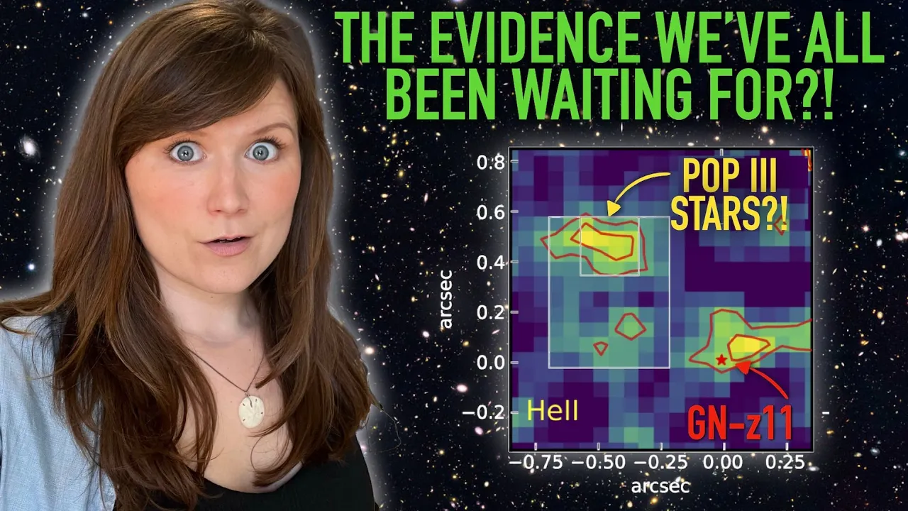 JWST Finds Evidence for First Stars in Universe