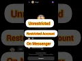 How to Fix Restricted Account on Messenger Unrestricted in Minutes